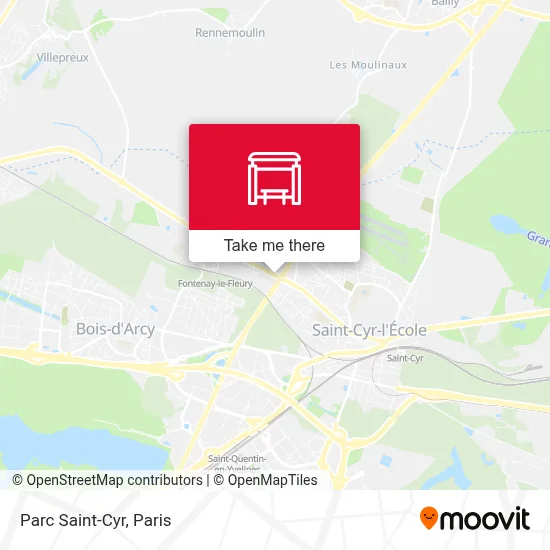 Parc Saint-Cyr map