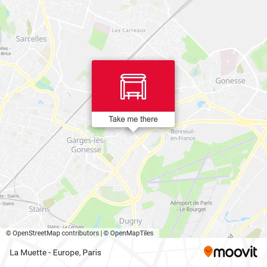 La Muette - Europe map