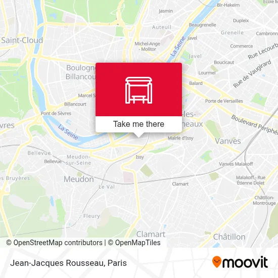 Jean-Jacques Rousseau map