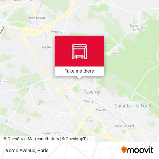 9ème Avenue map