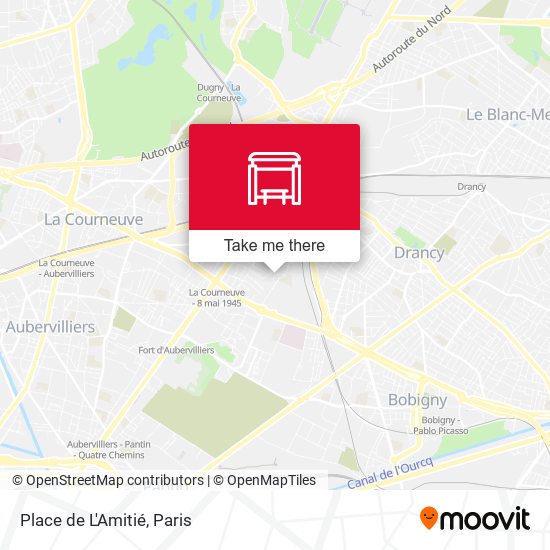 Place de L'Amitié map