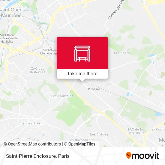 Clos Saint-Pierre map