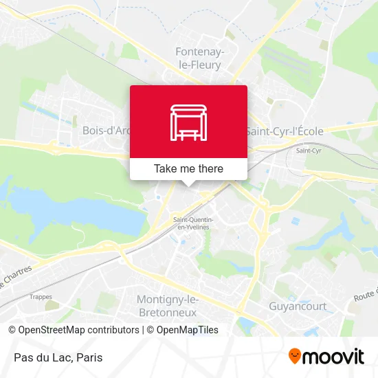 Pas du Lac map