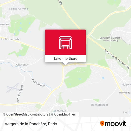 Vergers de la Ranchère map