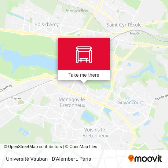 Université Vauban - D'Alembert map