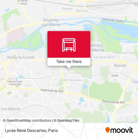 Lycée René Descartes map