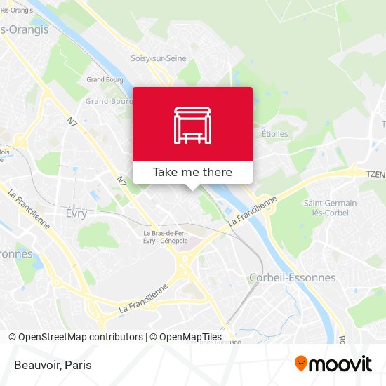 Beauvoir map