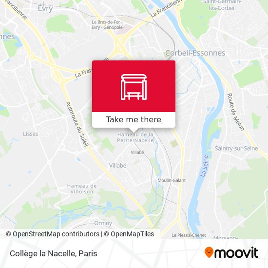 Mapa Collège la Nacelle