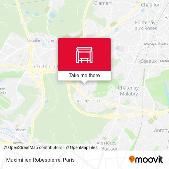 Maximilien Robespierre map