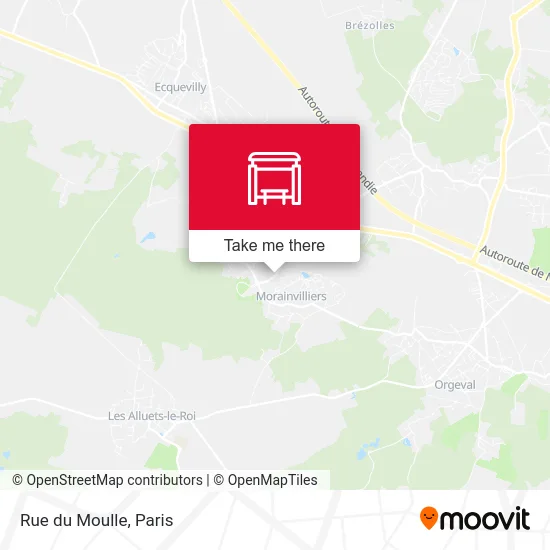 Mapa Rue du Moulle