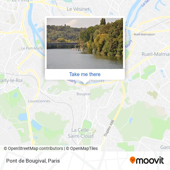 Pont de Bougival map