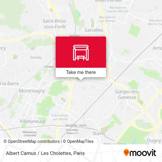 Albert Camus / Les Cholettes map
