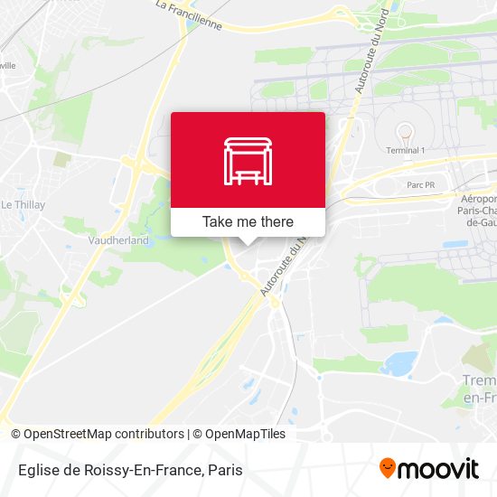 Eglise de Roissy-En-France map