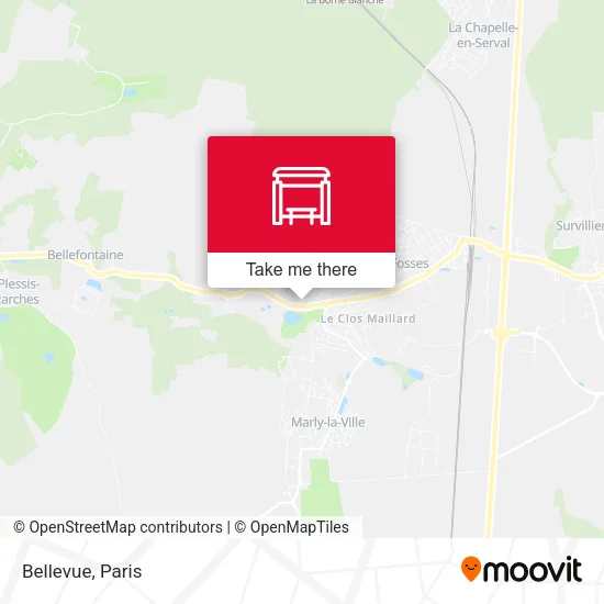 Bellevue map