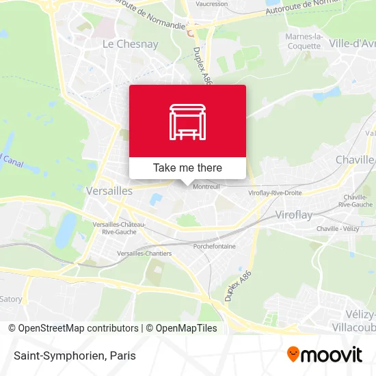 Saint-Symphorien map