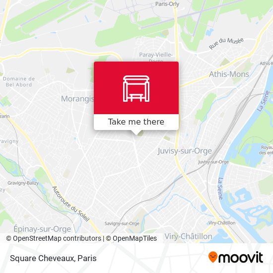 Mapa Square Cheveaux