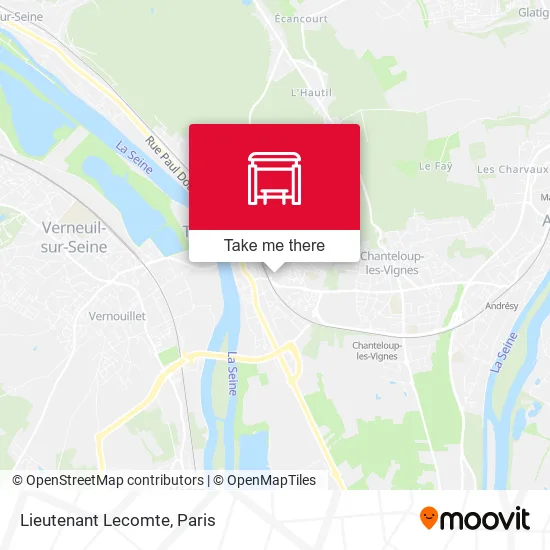 Lieutenant Lecomte map