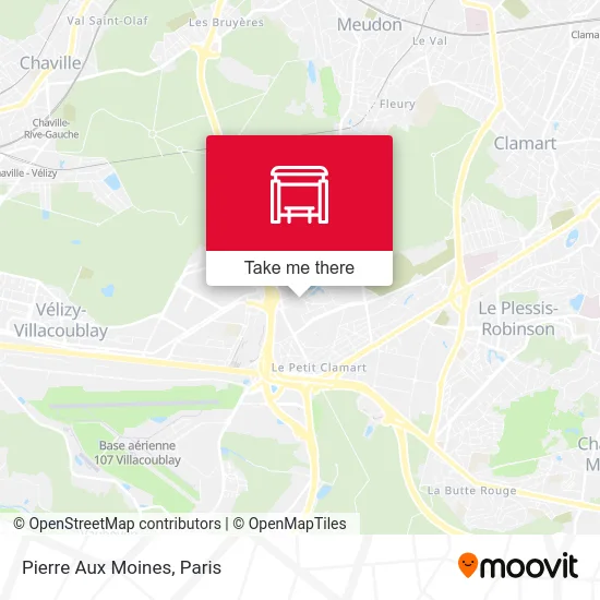 Pierre Aux Moines map