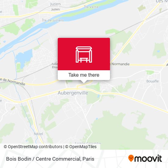 Bois Bodin / Centre Commercial map
