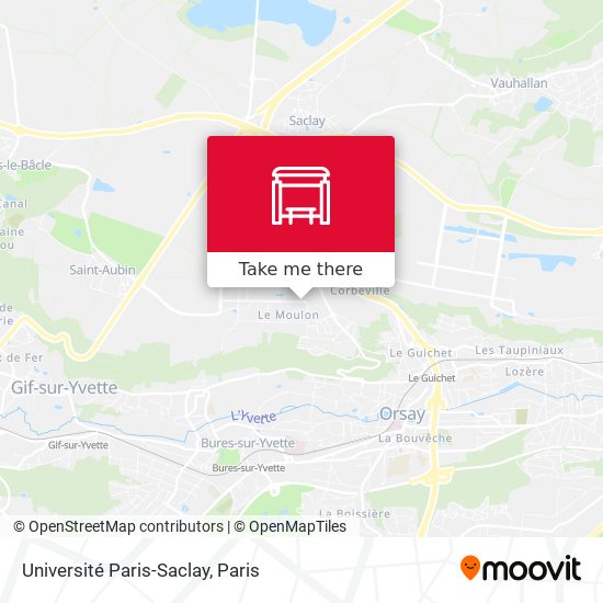 Université Paris-Saclay map
