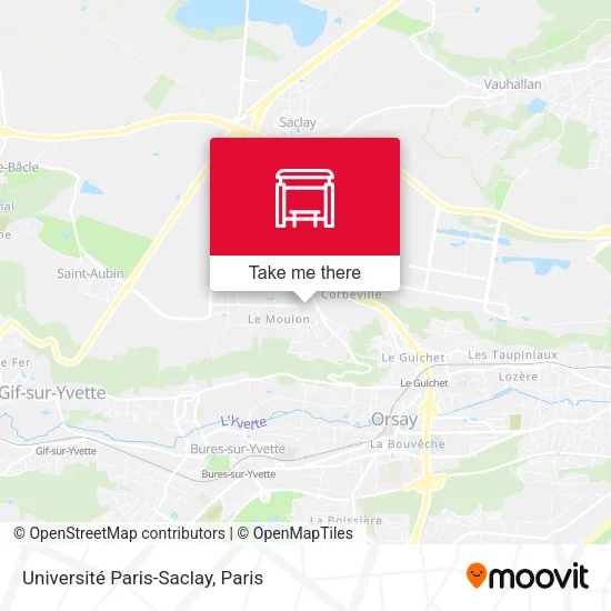 Université Paris-Saclay map