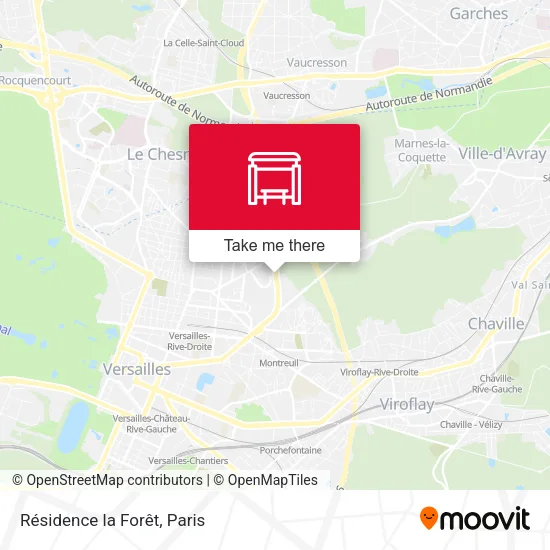 Résidence la Forêt map