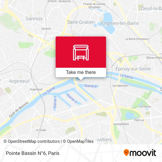 Pointe Bassin N°6 map