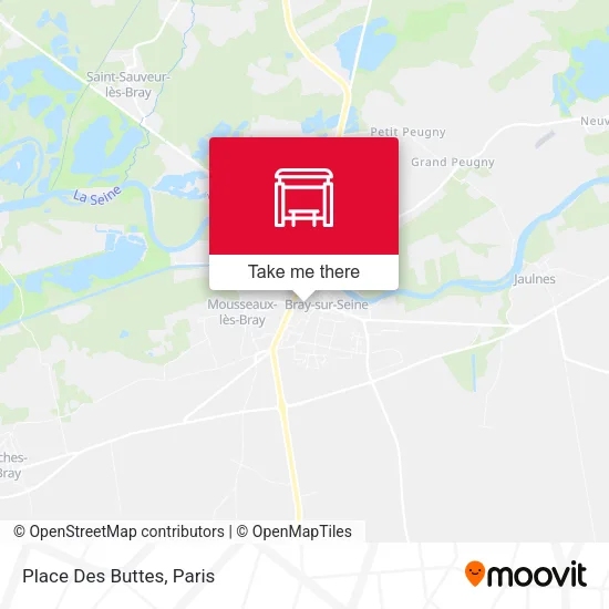 Place Des Buttes map