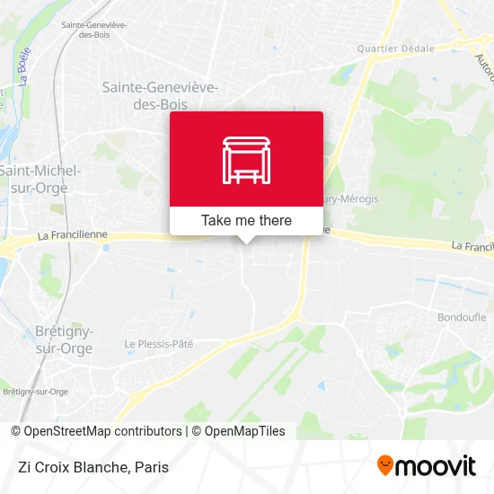 Zi Croix Blanche map