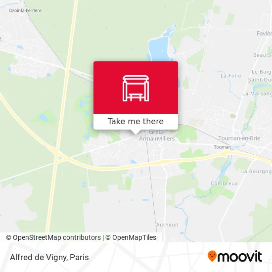 Alfred de Vigny map