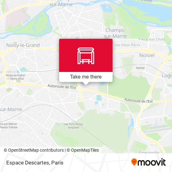 Espace Descartes map