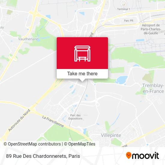89 Rue Des Chardonnerets map