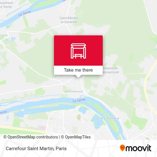 Carrefour Saint Martin map