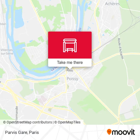 Parvis Gare map