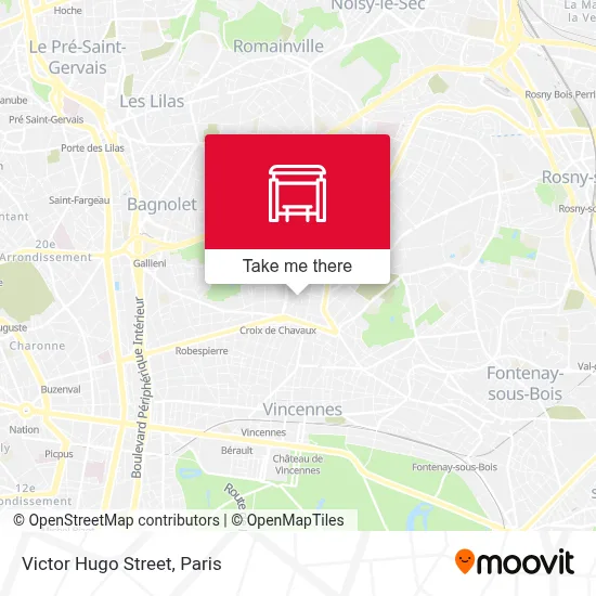 Victor Hugo map