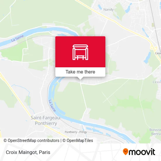 Croix Maingot map