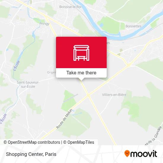 Centre Commercial map