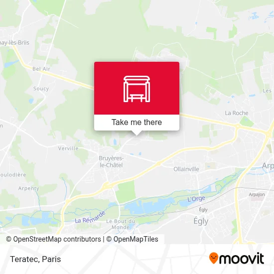 Teratec map