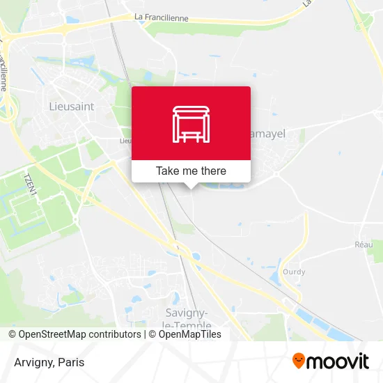 Arvigny map