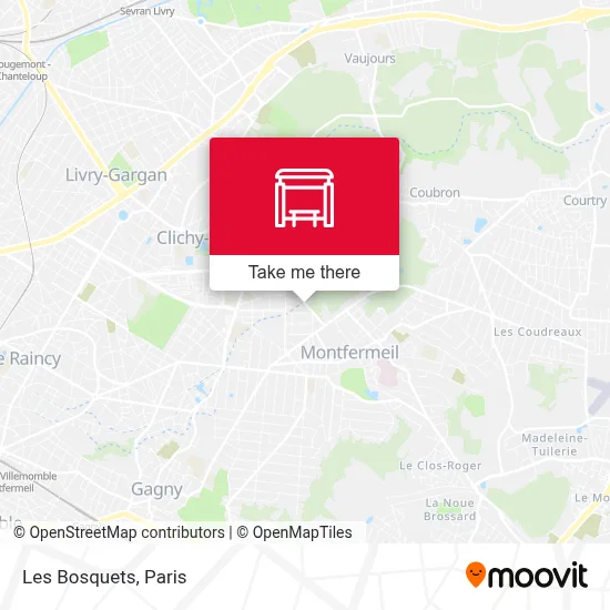 Les Bosquets map