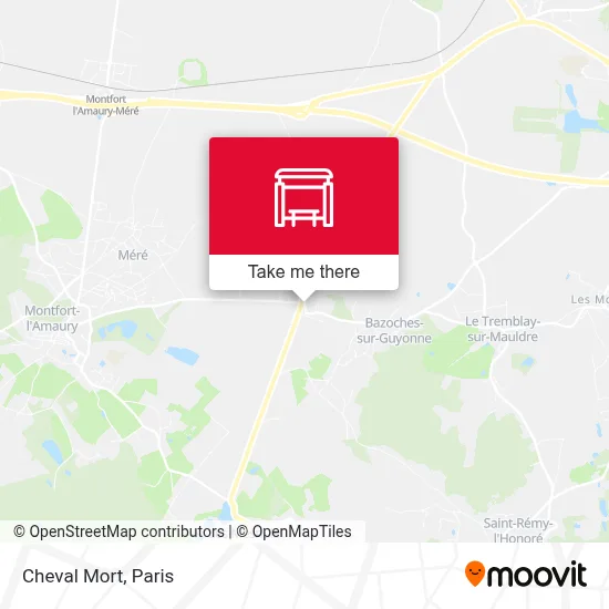 Cheval Mort map