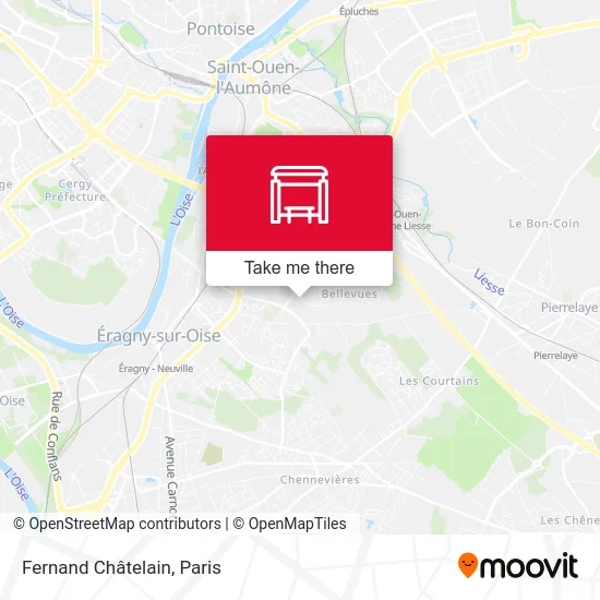 Mapa Fernand Châtelain