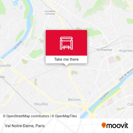Val Notre-Dame map