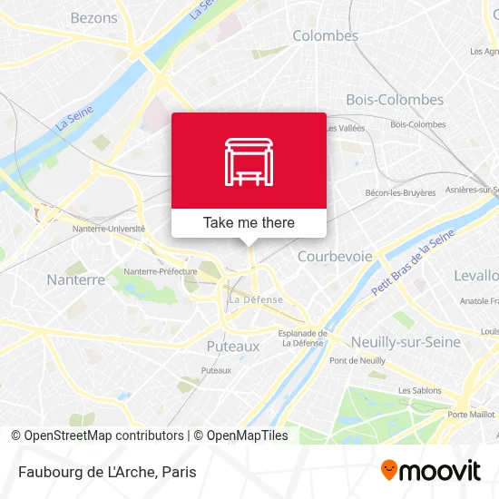 Faubourg de L'Arche map