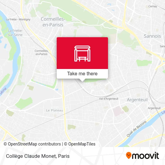 Collège Claude Monet map