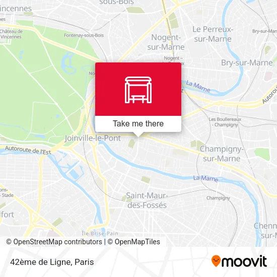 42ème de Ligne map
