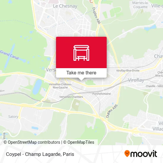 Coypel - Champ Lagarde map