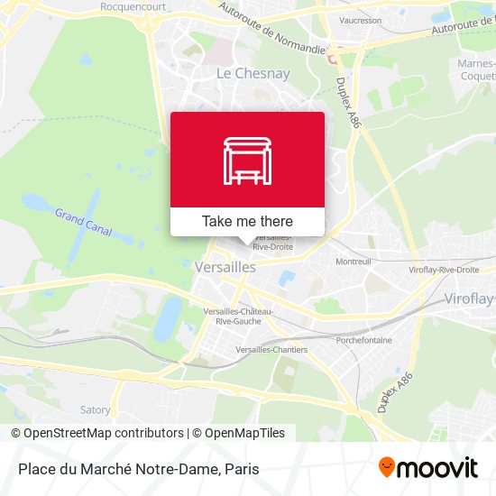 Place du Marché Notre-Dame map