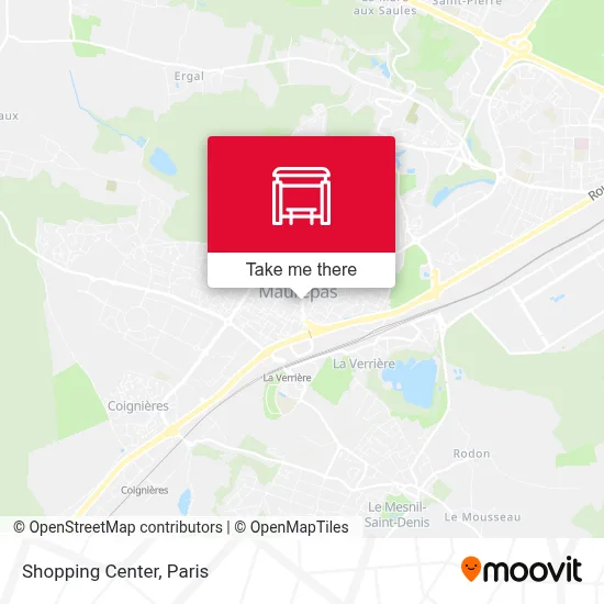 Centre Commercial map