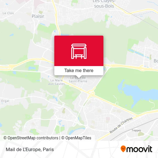 Mail de L'Europe map